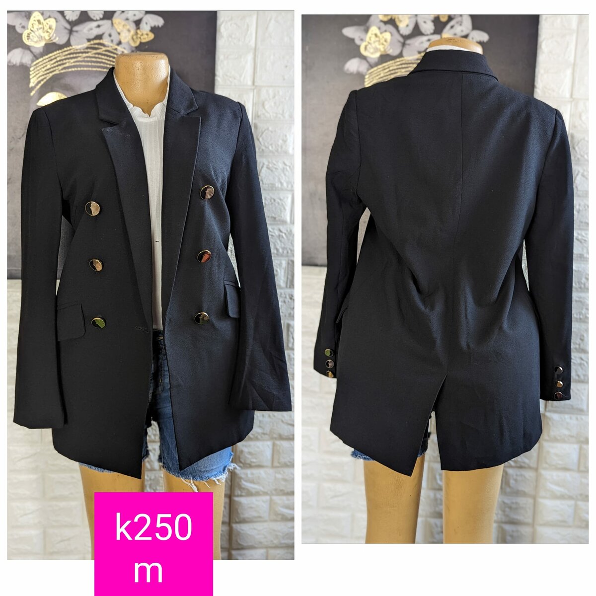 Beautiful and stylish women's jacket black