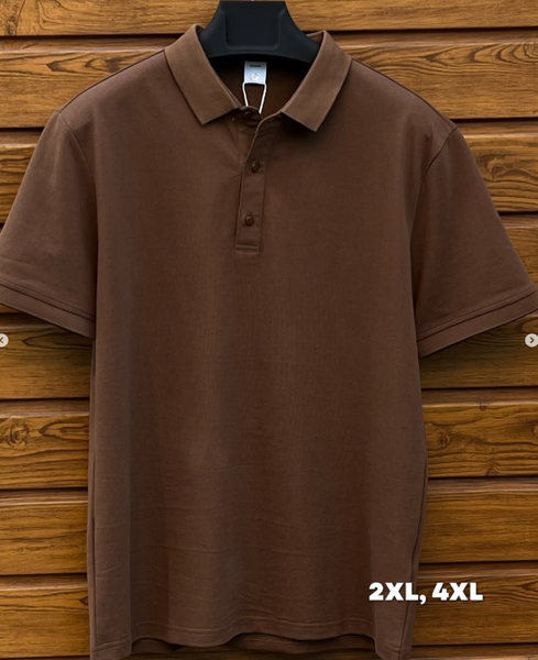 футболка коричневая мужская