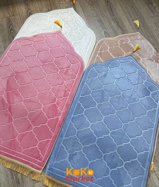 Tapis de prière doux coloré