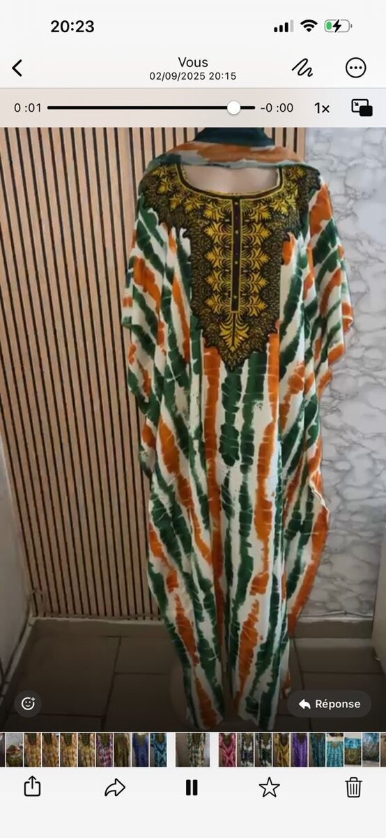 Robe Caftan Ethnique