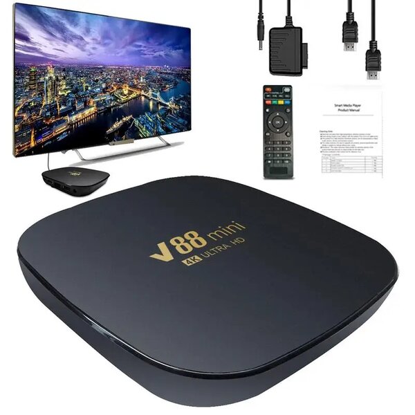 Box TV Smart V88 Mini 4K