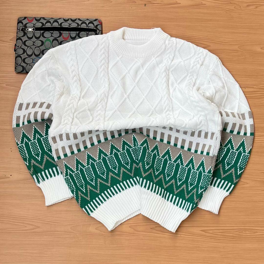 Men's quality knit sweater