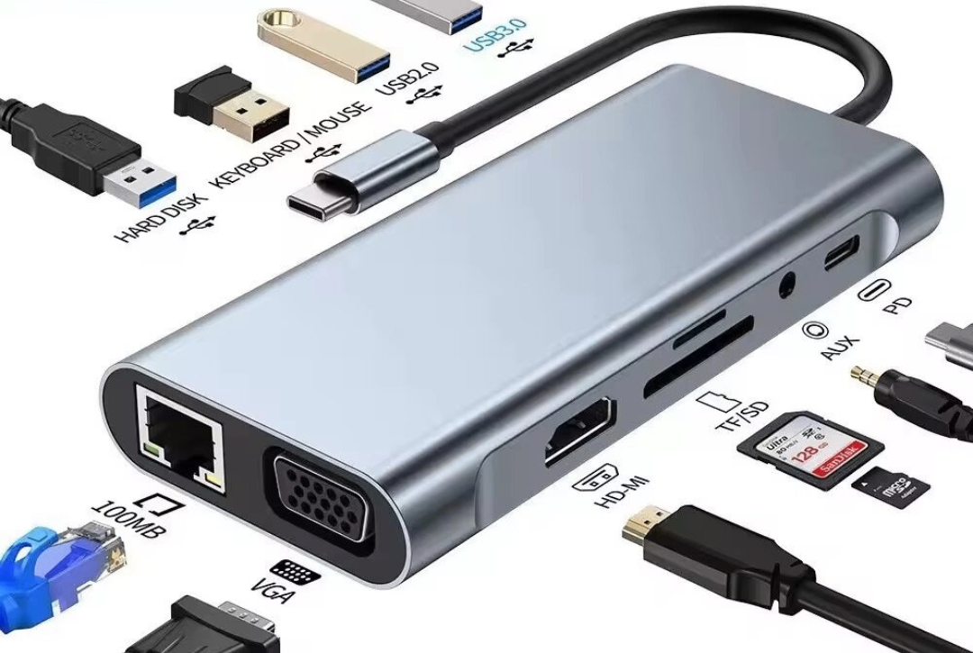 Hub USB Type-C Multifonction