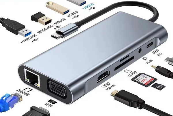 Hub USB Type-C Multifonction