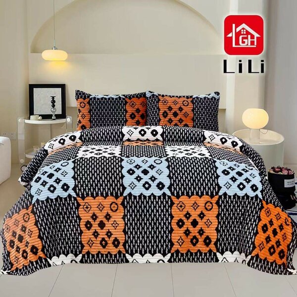 Parure de lit motif géométrique