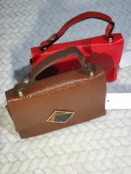 brown bag with handle