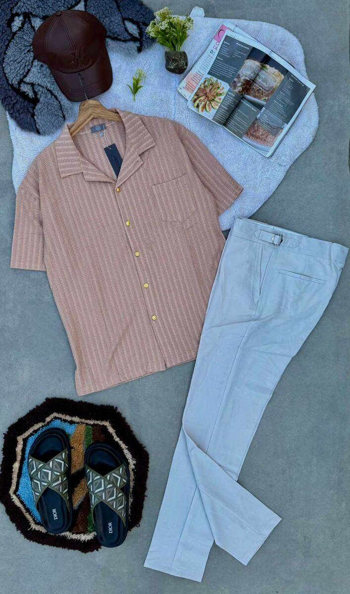 Chemise en lin pour hommes