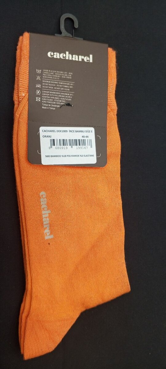 Chaussettes Bamboo Cacharel Orange