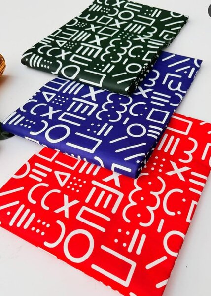 Tissu Wax Coloré 100% Coton