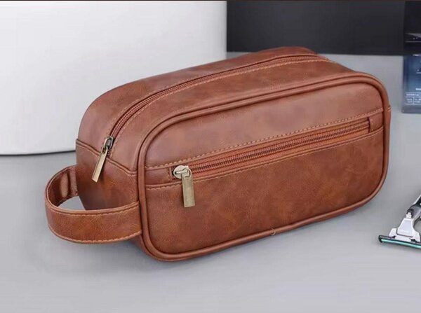 Trousse de Toilette Cuir Homme