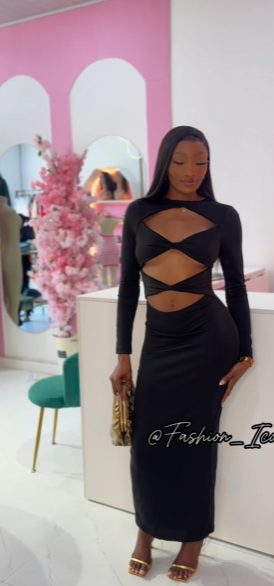 Cut Out Dress Available