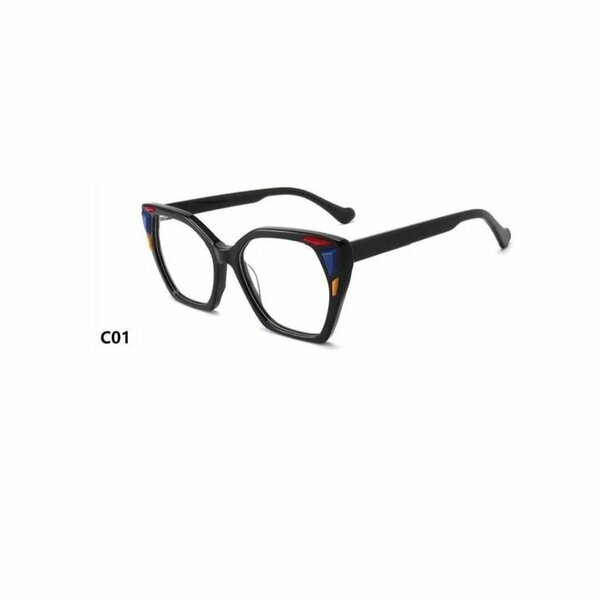Lunettes papillon multicolores