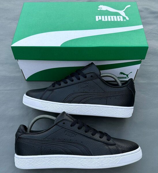 Chaussures Puma en cuir noir
