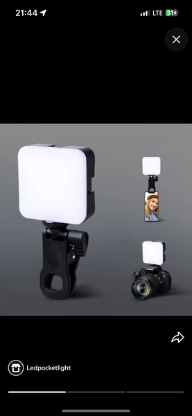 Lampe LED RGB Vidéo Portable