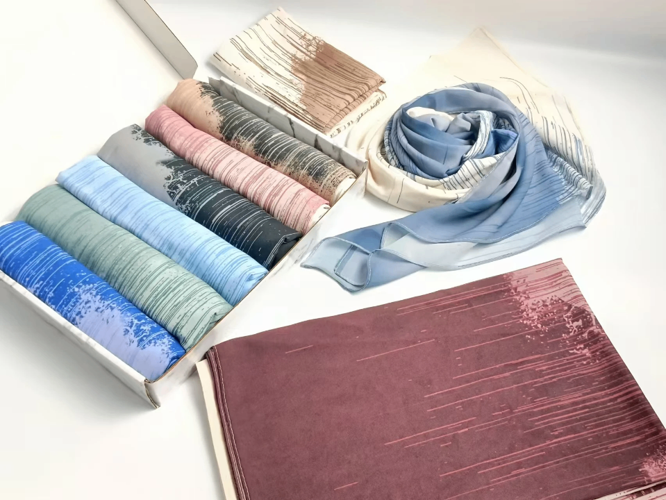 Écharpe élégante en soie