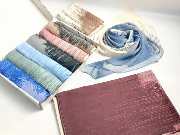 Écharpe élégante en soie