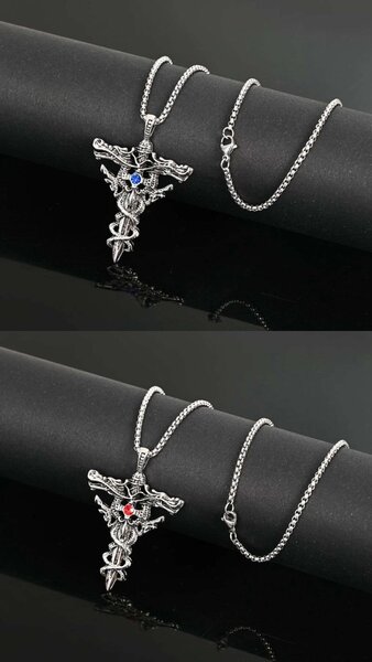 Chrome heart Necklace