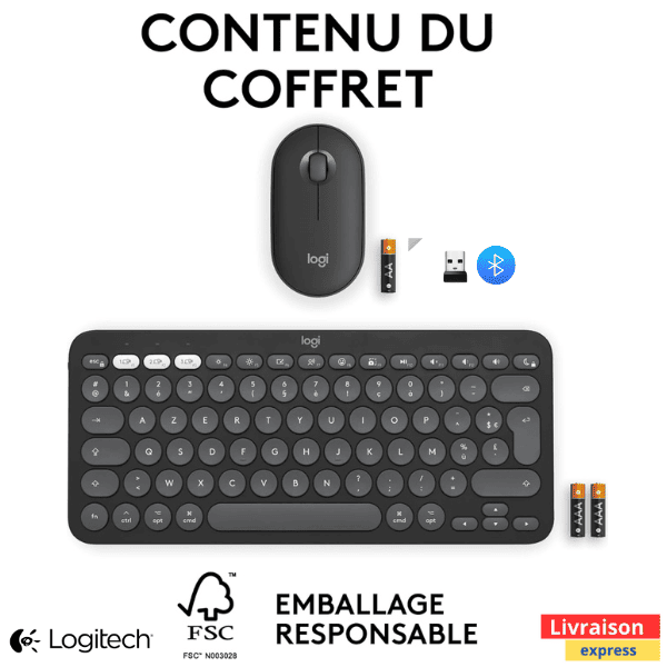 Clavier et Souris Logitech sans Fil