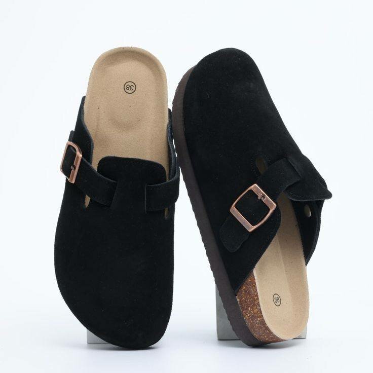 Sandales Birkenstock noir femme