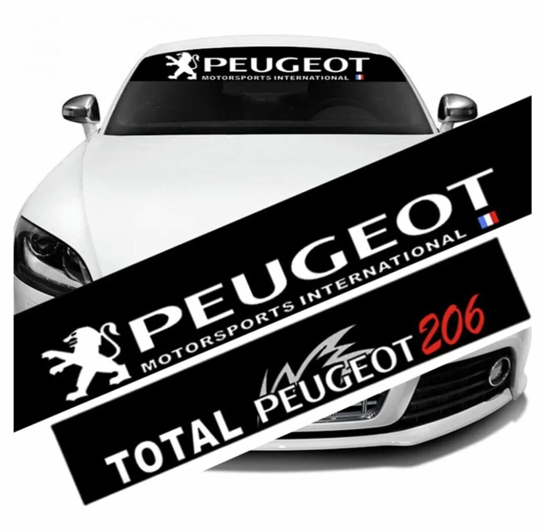 Bande pare-soleil Peugeot 206