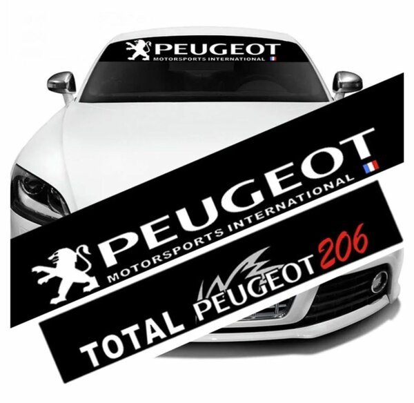 Bande pare-soleil Peugeot 206