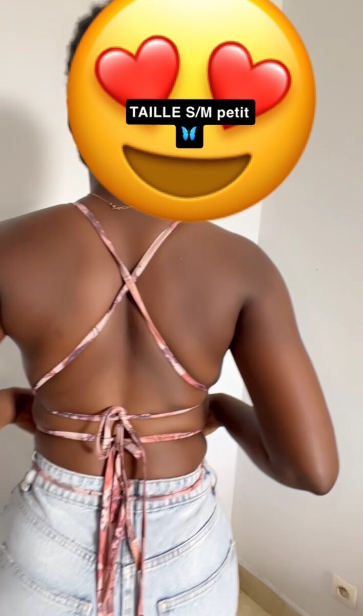 Haut dos nu floral chic