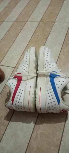 Baskets Unisex Blanc Rouge