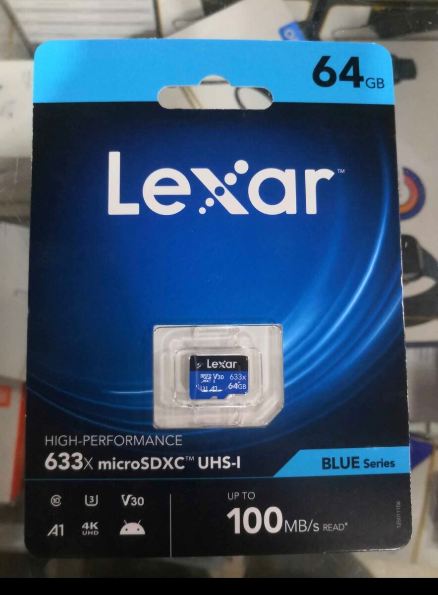 Carte mémoire Lexar 64GB UHS-I