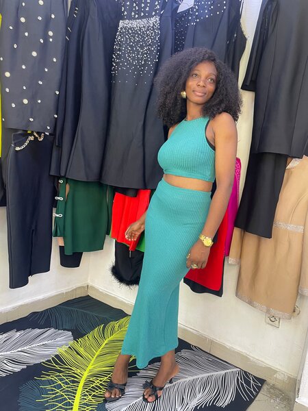 Ensemble tricoté deux pièces