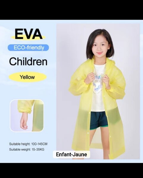 Imperméable Enfant EVA Écologique