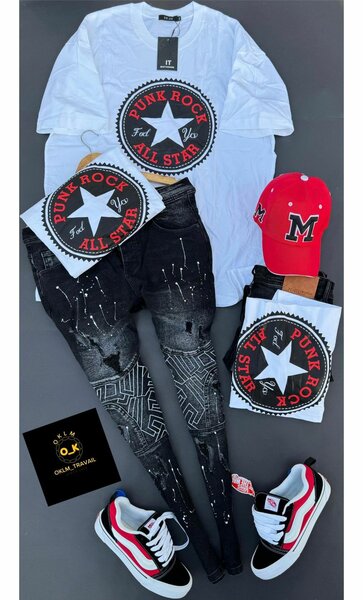 Complet jean deux pièces