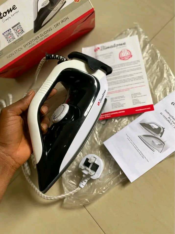 Binatone Professional Portable Electric Dry Iron - 1200 Watt