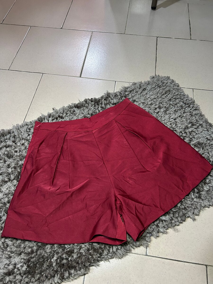 Shorts tendance ceinture élégante