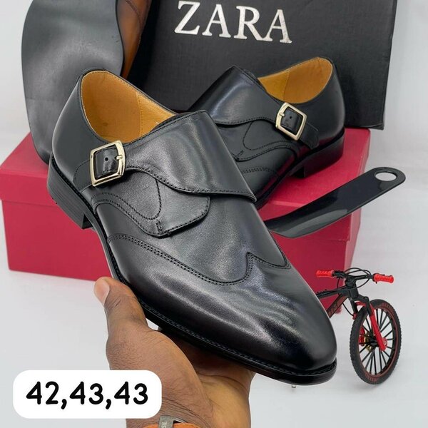 Solid Leather Executive Shoes