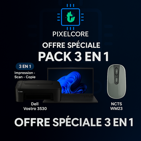 Pack 3 en 1 PixelCore