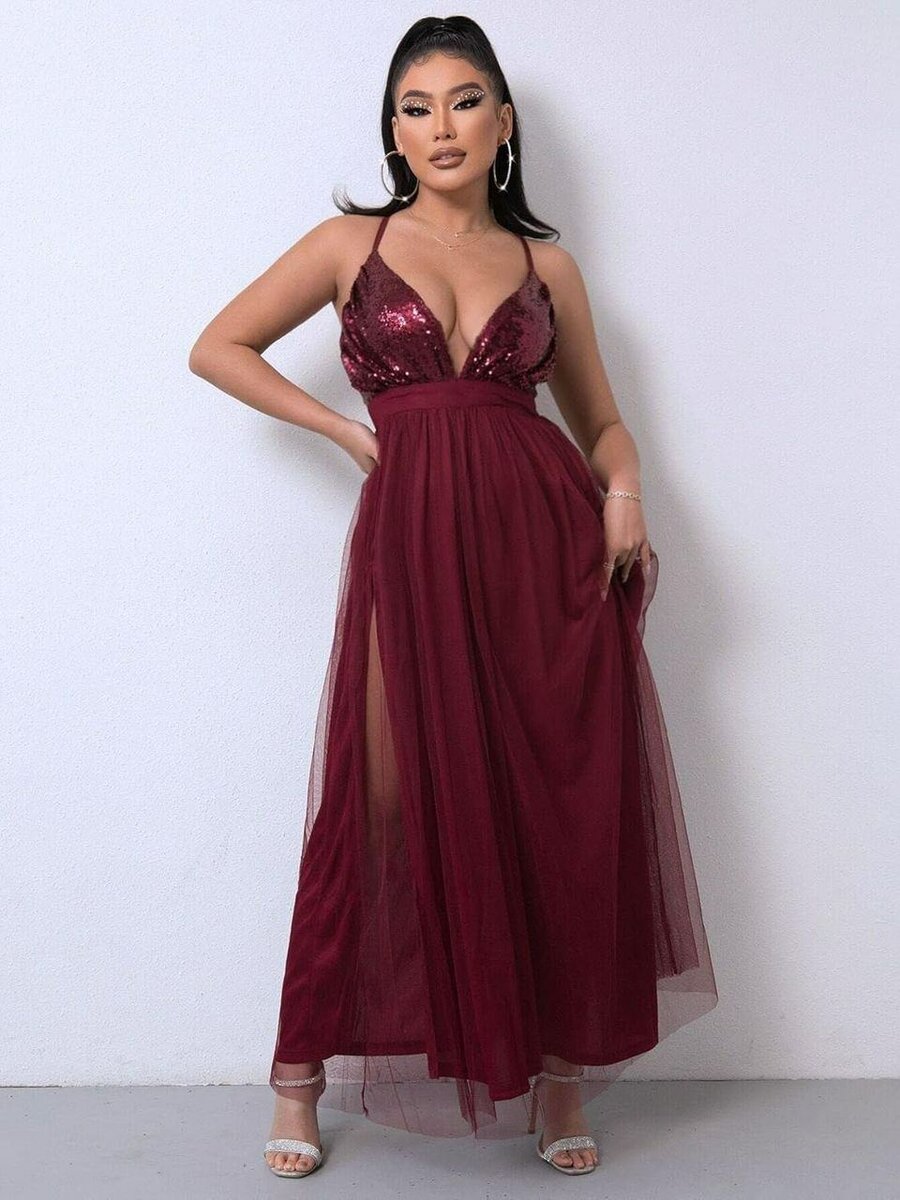 Robe longue élégante soirée