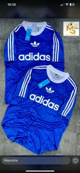 T-shirts Adidas unisex en coton