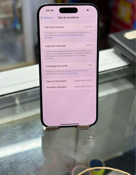 iPhone 15 Pro 128Go Noir