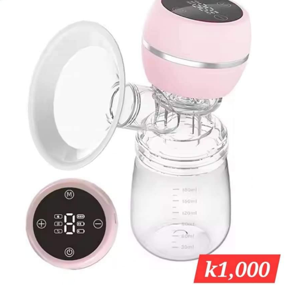 pink feeding bottle