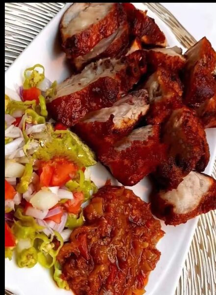 Plat de croupions de dinde