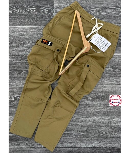 Pantalon cargo kaki homme
