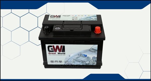 Batteries automobiles durables 12V DIN75ah