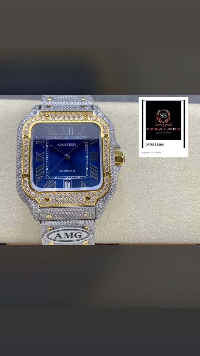 Montre de luxe Cartier