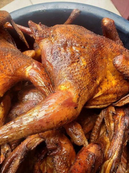 Poulet rôti savoureux