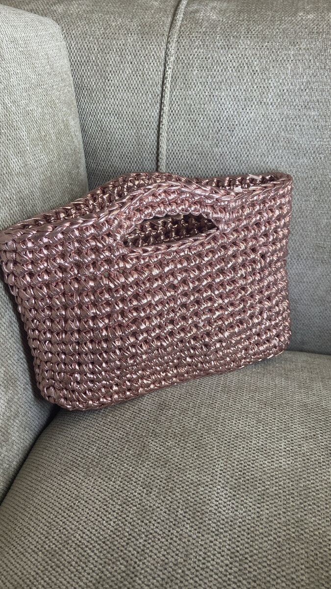 Handmade Knit Tote Bag
