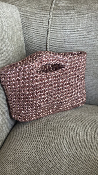 Handmade Knit Tote Bag