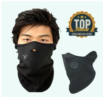 Motorcycle Winter Half Face Mask warm neoprene Polar fleece riding Mask