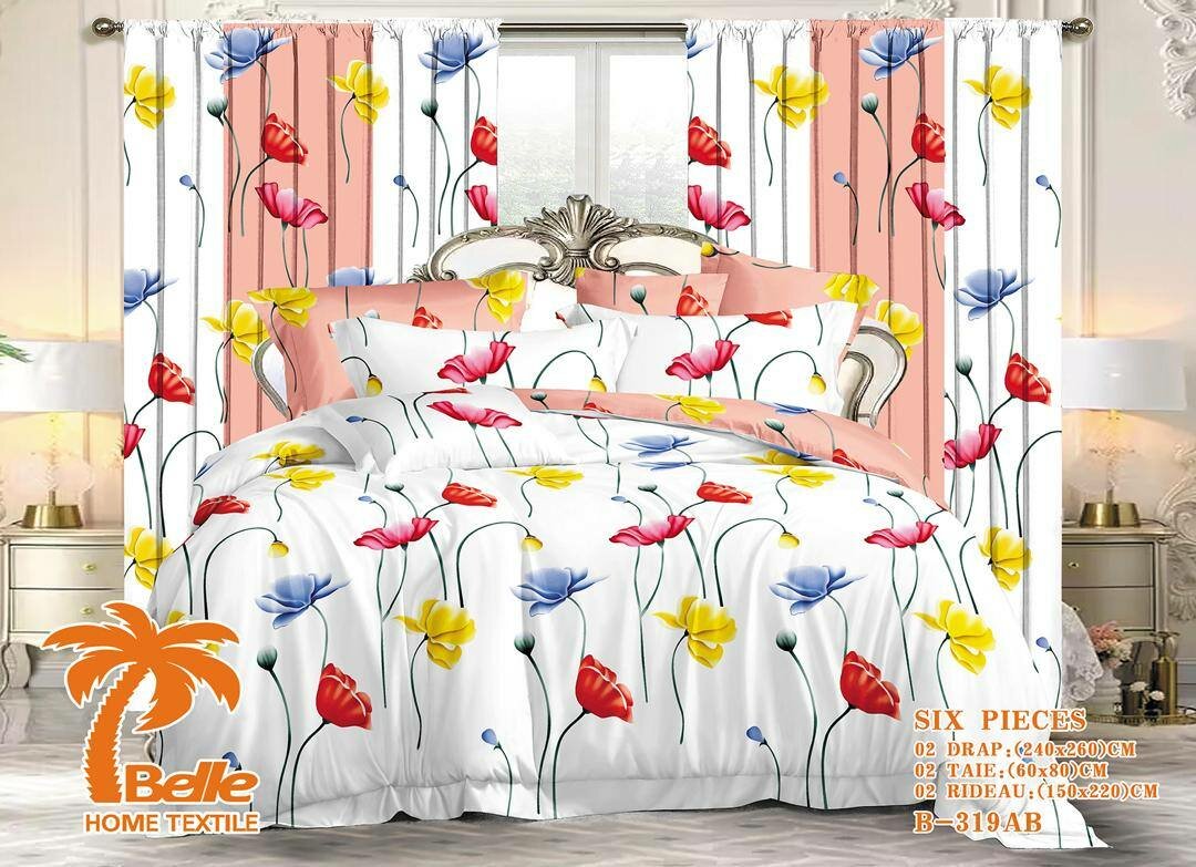 Ensemble draps et rideaux