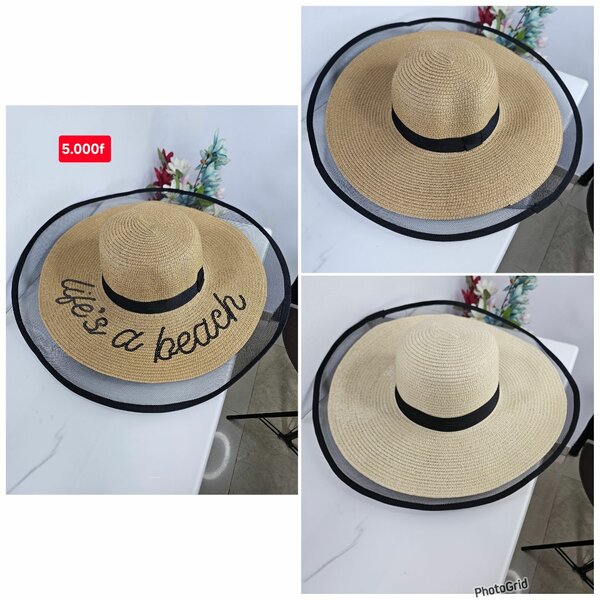 Chapeau en paille 50cm