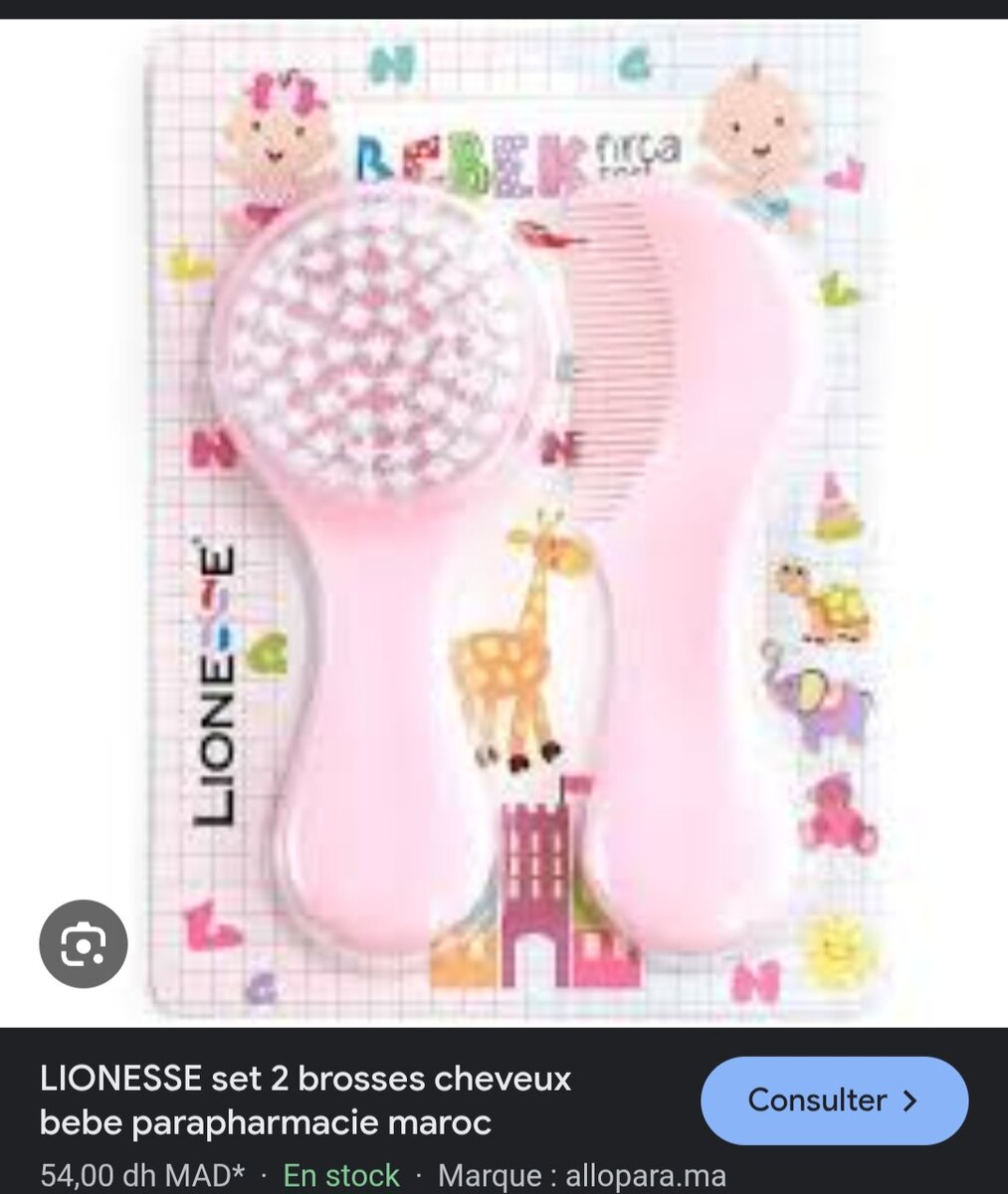 Brosse et Peigne Bébé Douceur